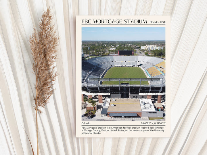 FBC Mortgage Stadium Football Minimal Wall Art