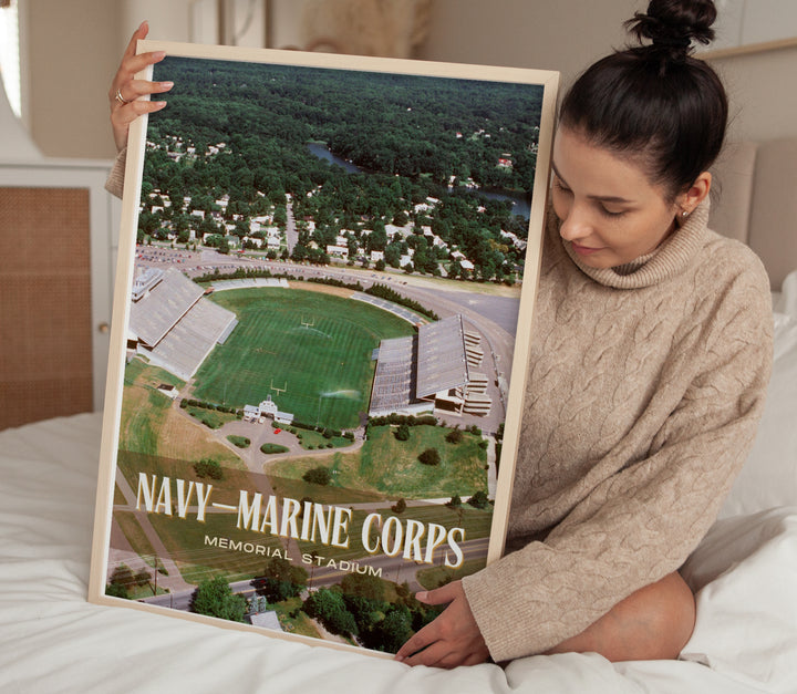 Navy–Marine Corps Memorial Stadium Football Wall Art