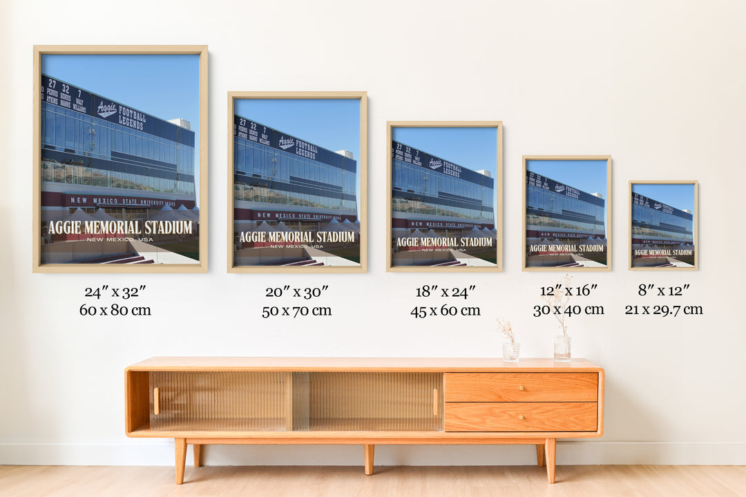 Aggie Memorial Stadium Football  Wall Art