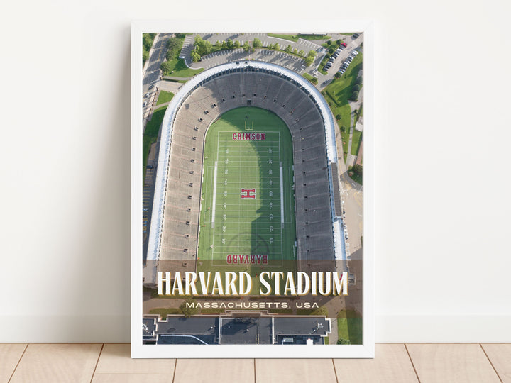 Harvard Stadium Football  Wall Art