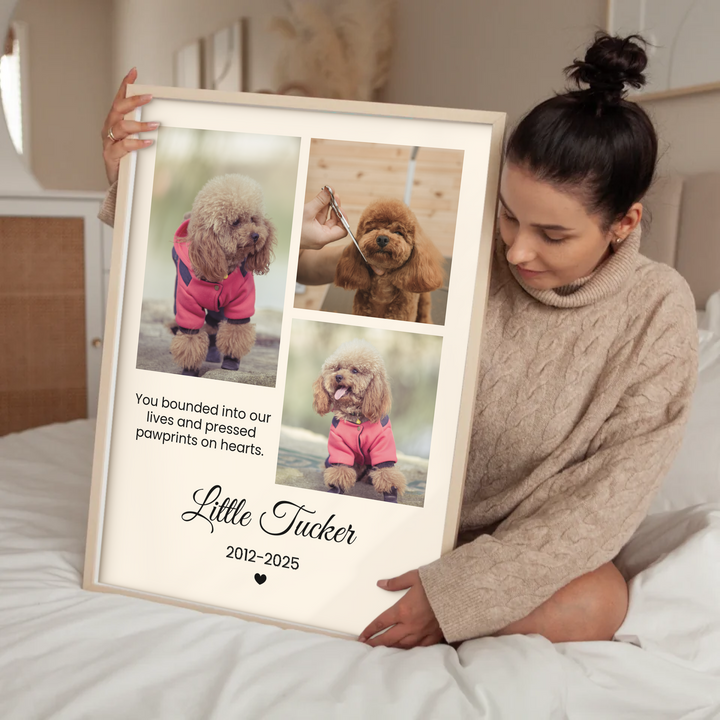Personalized Pet Photo, Pet Memorial, Personalized Gifts for Pet Loss, Sympathy Gift, Custom pet print, Pet Lover Gift, Home Gift TW5. UM