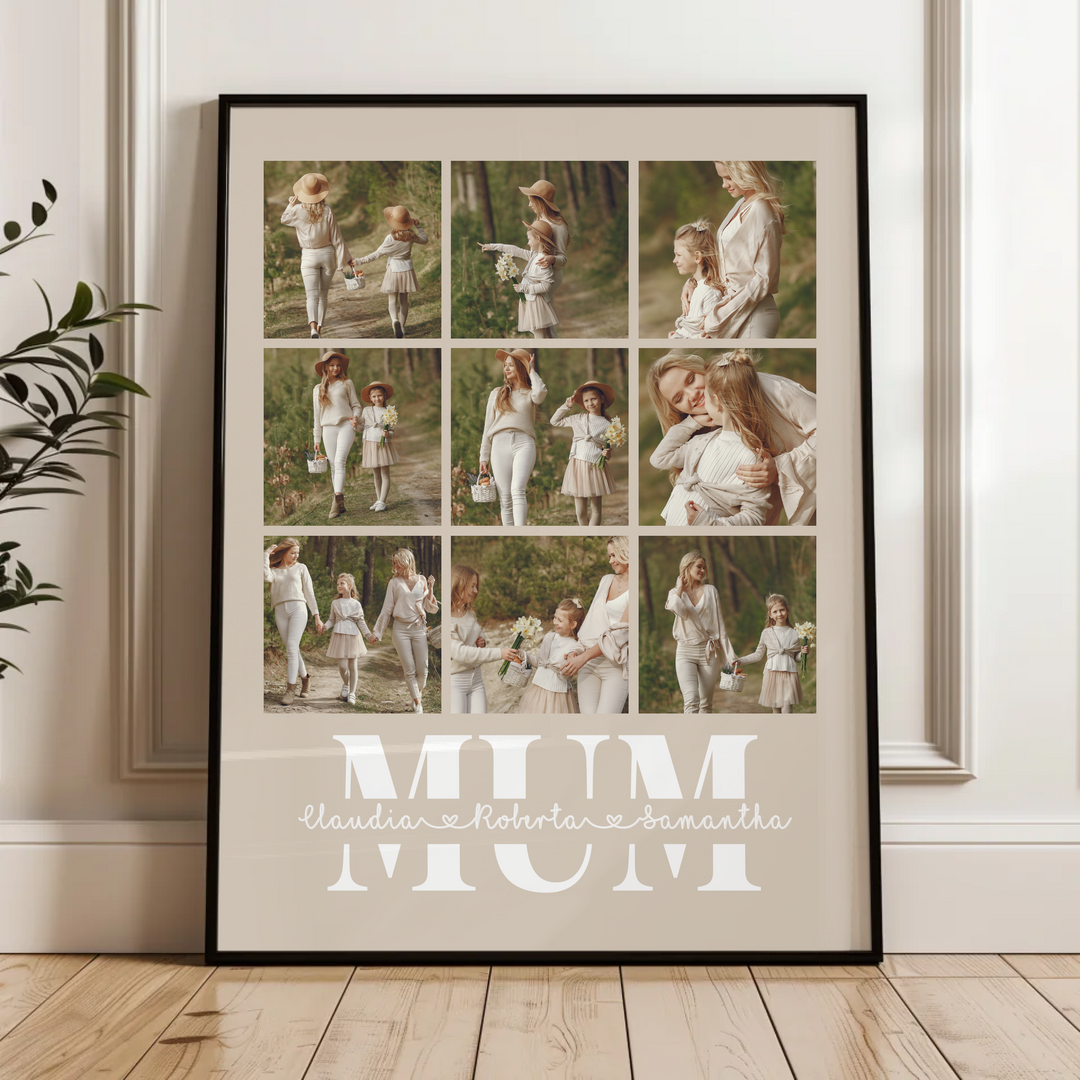 Personalized Picture Frame, Gifts For Mother, Custom Photo Collage,  Gift For Mom, Mothers Day Gift TW138. AS
