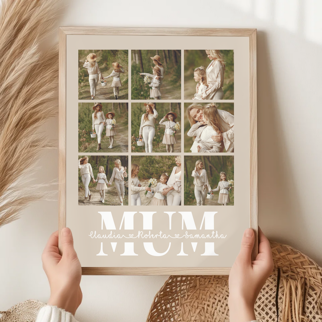Personalized Picture Frame, Gifts For Mother, Custom Photo Collage,  Gift For Mom, Mothers Day Gift TW138. AS