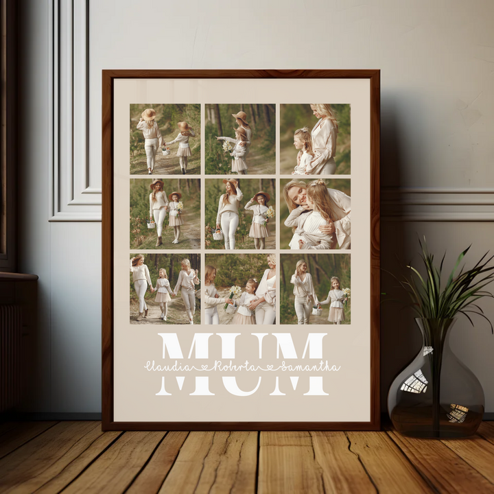 Personalized Picture Frame, Gifts For Mother, Custom Photo Collage,  Gift For Mom, Mothers Day Gift TW138. AS