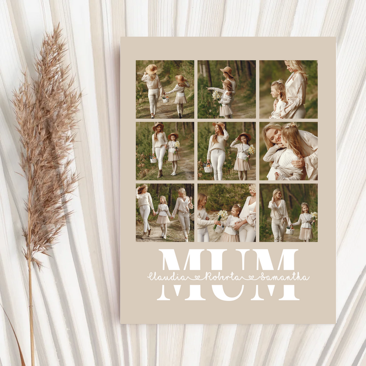 Personalized Picture Frame, Gifts For Mother, Custom Photo Collage,  Gift For Mom, Mothers Day Gift TW138. AS