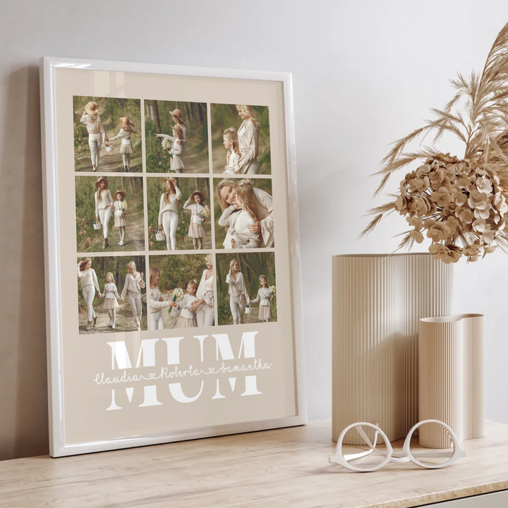 Personalized Picture Frame, Gifts For Mother, Custom Photo Collage,  Gift For Mom, Mothers Day Gift TW138. AS