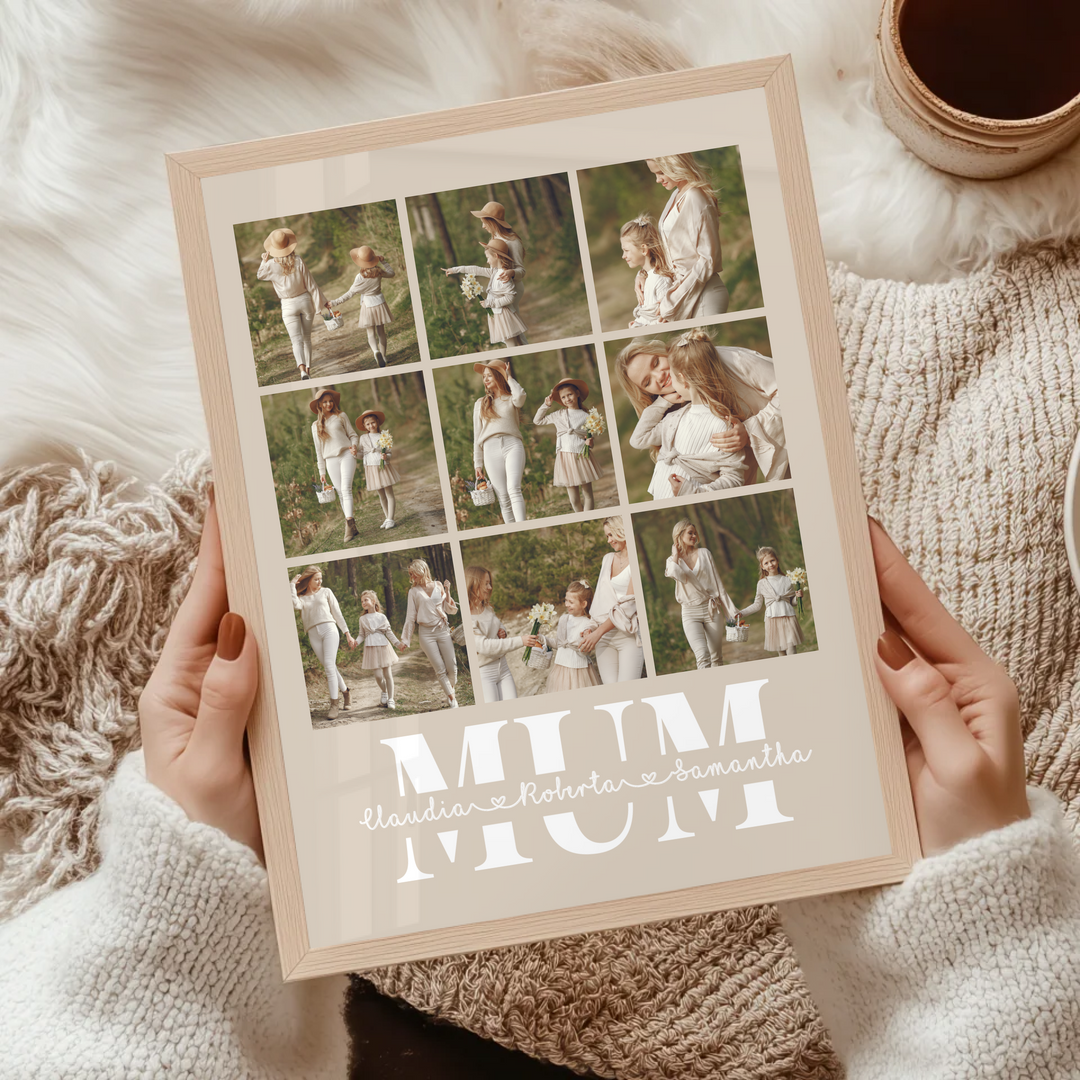 Personalized Picture Frame, Gifts For Mother, Custom Photo Collage,  Gift For Mom, Mothers Day Gift TW138. AS