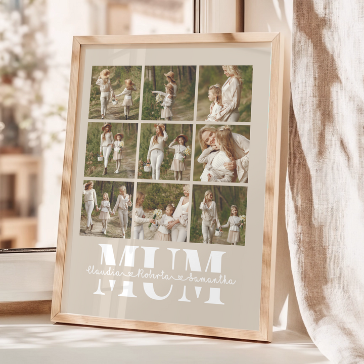 Personalized Picture Frame, Gifts For Mother, Custom Photo Collage,  Gift For Mom, Mothers Day Gift TW138. AS
