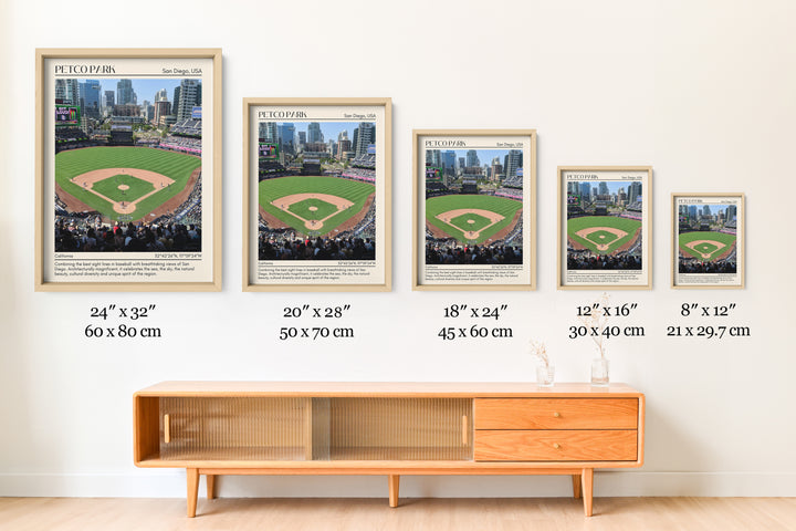 Petco Park Stadium Baseball Minimal Wall Art