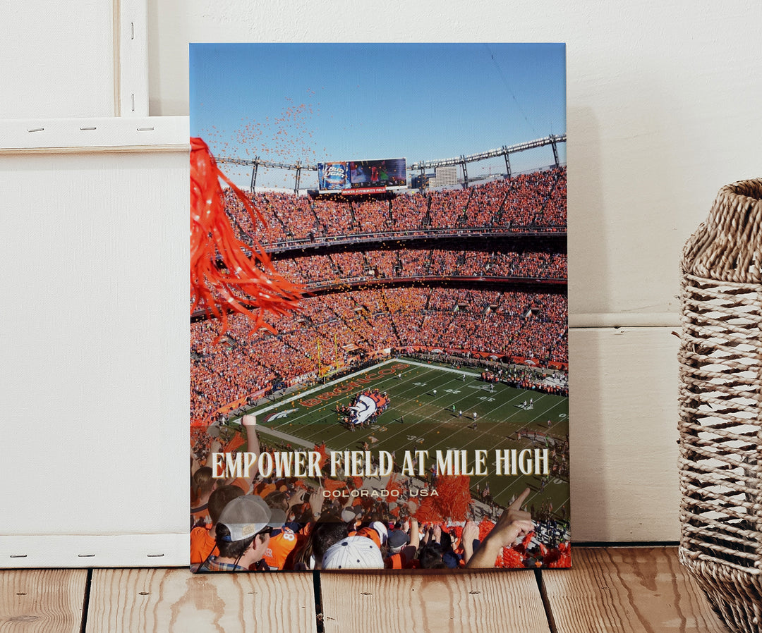 Empower Field at Mile High Stadium Football Wall Art