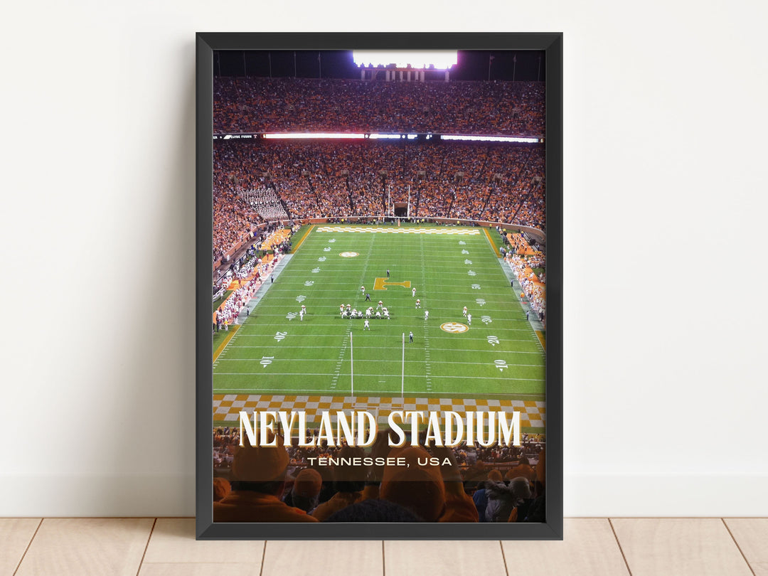 Neyland Stadium Football Wall Art