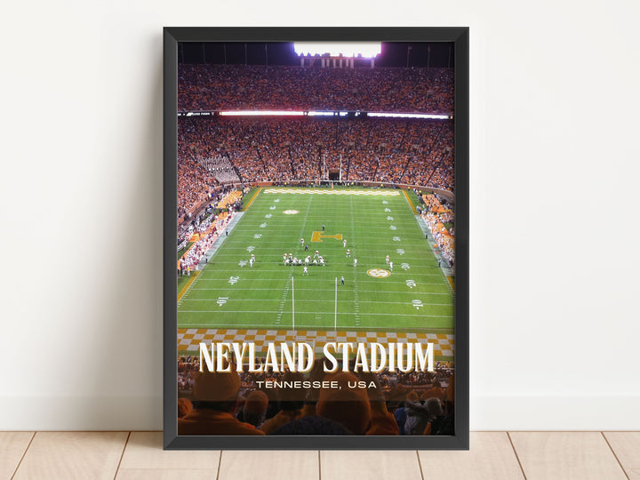 Neyland Stadium Football Wall Art