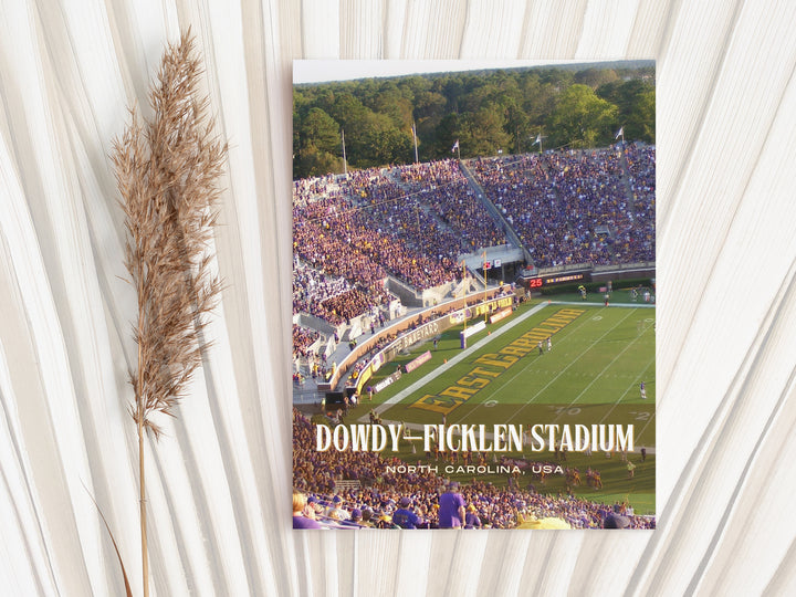 Dowdy–Ficklen Stadium Football Wall Art