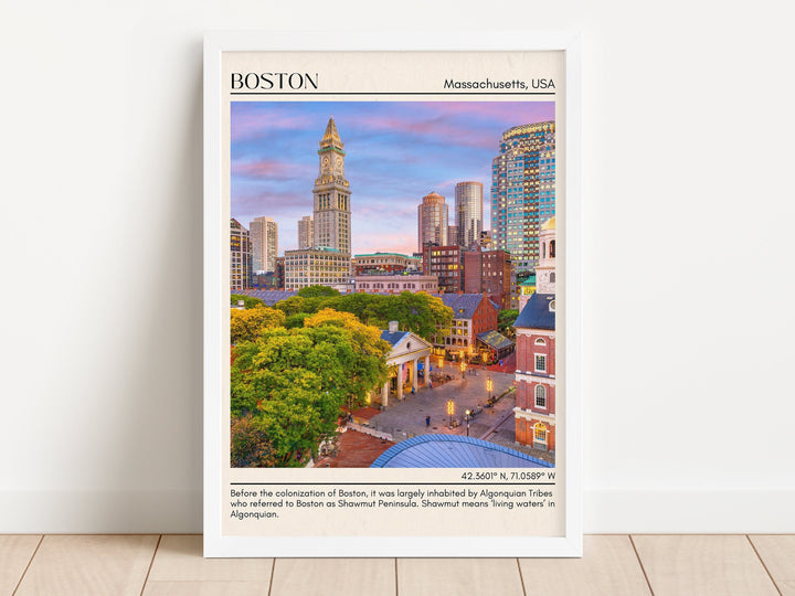Boston Wall Art, Massachusetts, USA