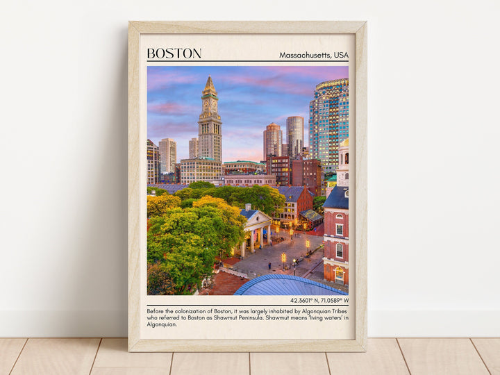 Boston Wall Art, Massachusetts, USA