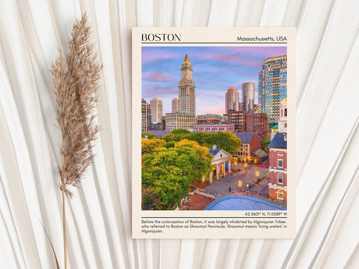 Boston Wall Art, Massachusetts, USA