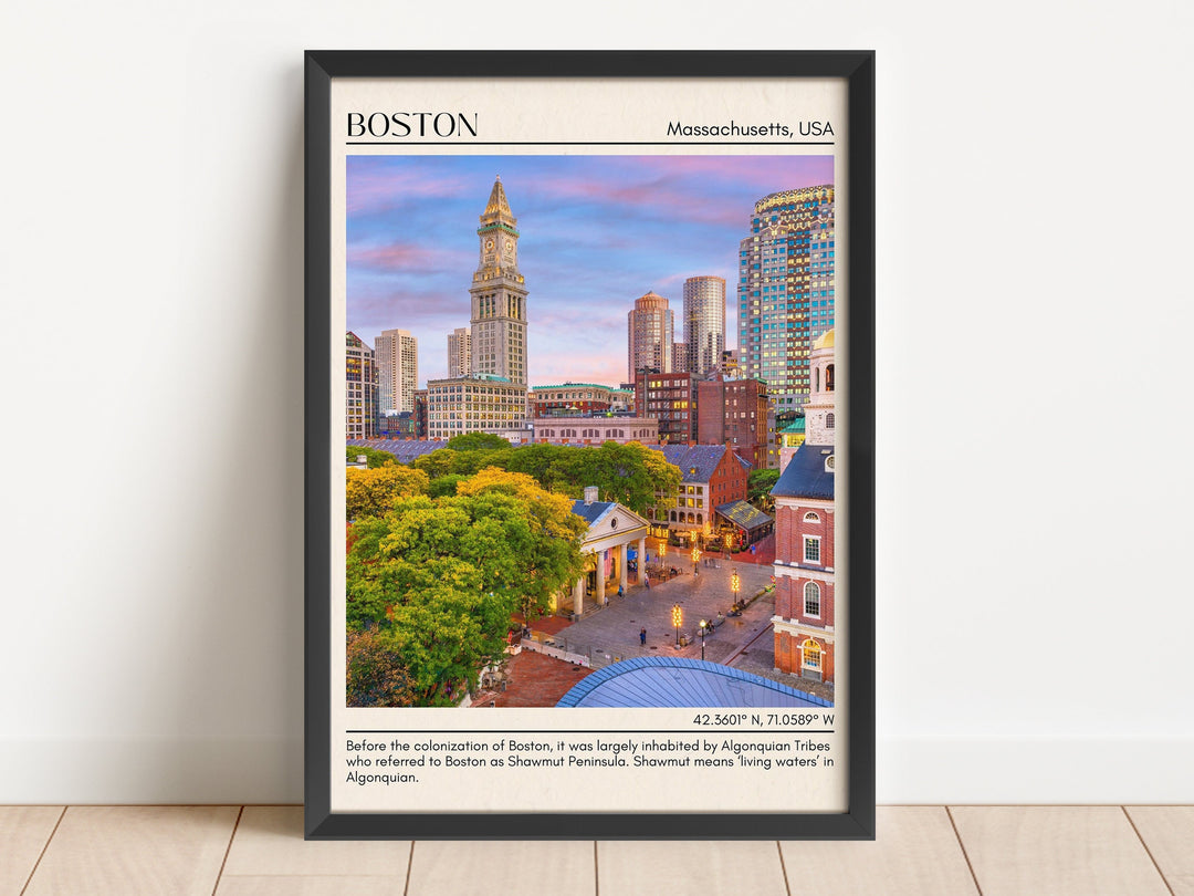 Boston Wall Art, Massachusetts, USA