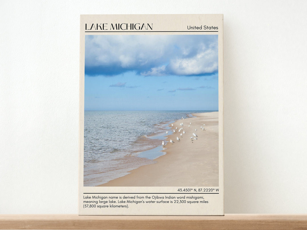 Lake Michigan Wall Art, USA