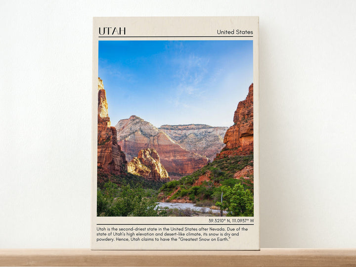 Utah Wall Art, USA