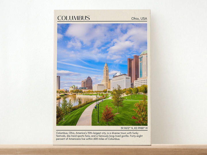 Columbus Wall Art, Ohio, USA