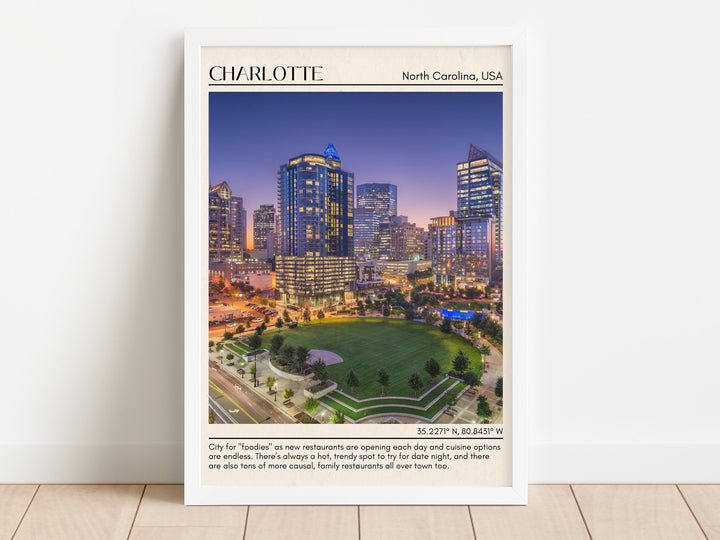Charlotte Wall Art, North Carolina, USA