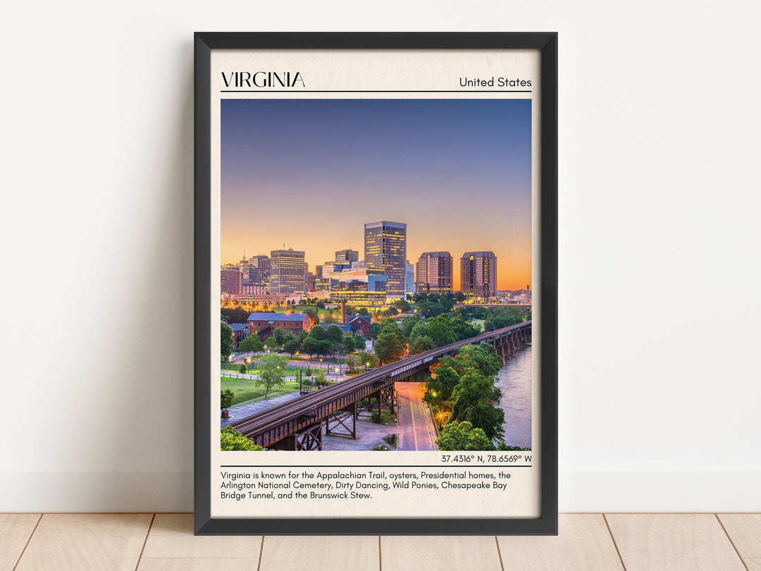 Virginia Wall Art, USA