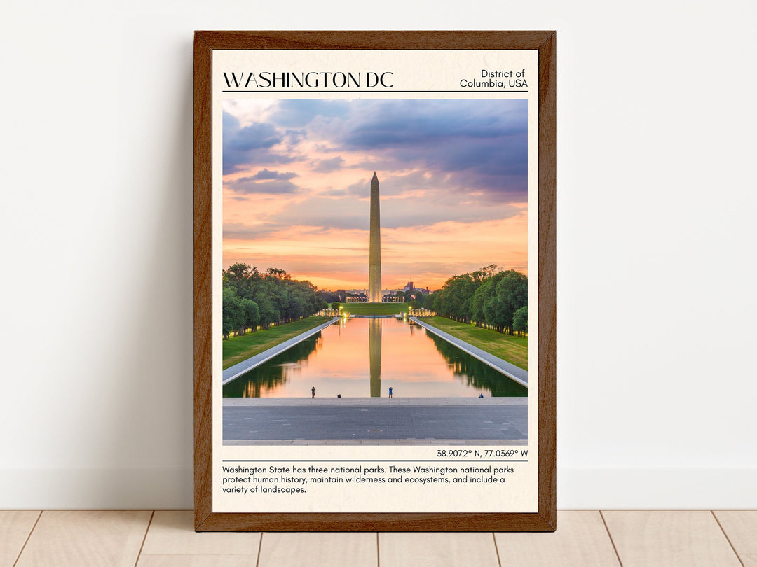 Washington DC Wall Art, District of Columbia, USA