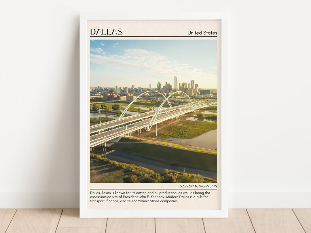 Dallas Wall Art, Dallas Canvas, Texas, USA