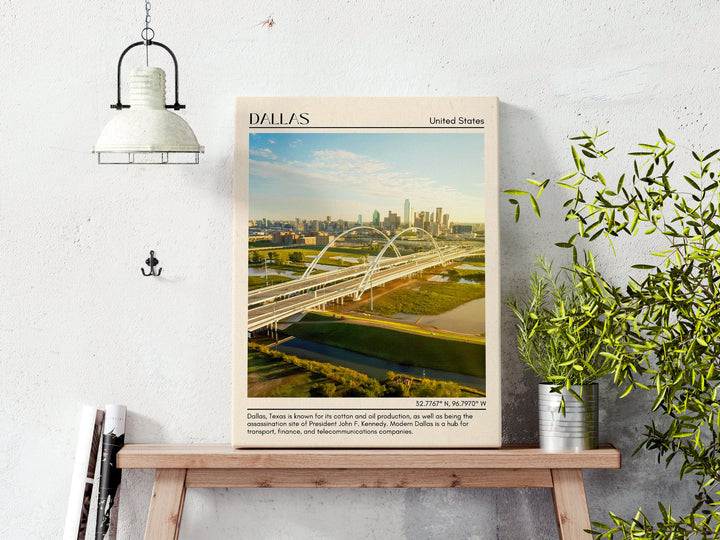 Dallas Wall Art, Dallas Canvas, Texas, USA