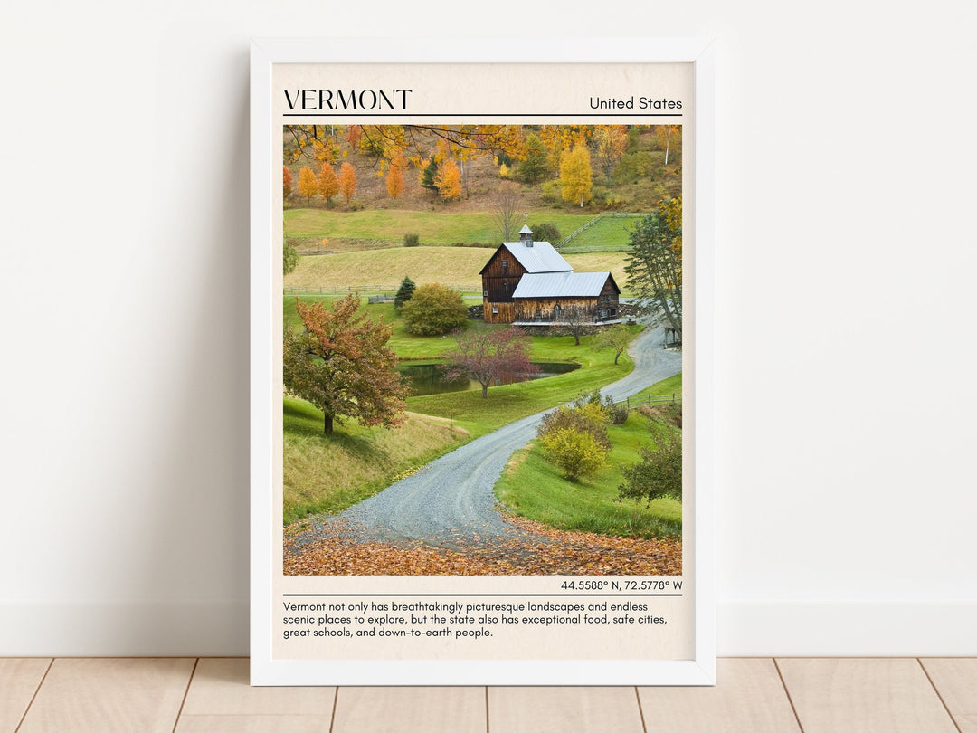 Vermont Wall Art, USA