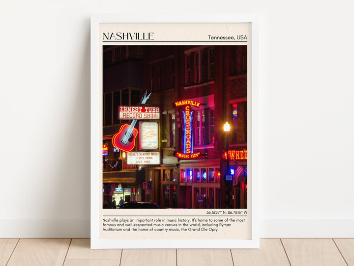 Nashville Wall Art, Tennessee, USA