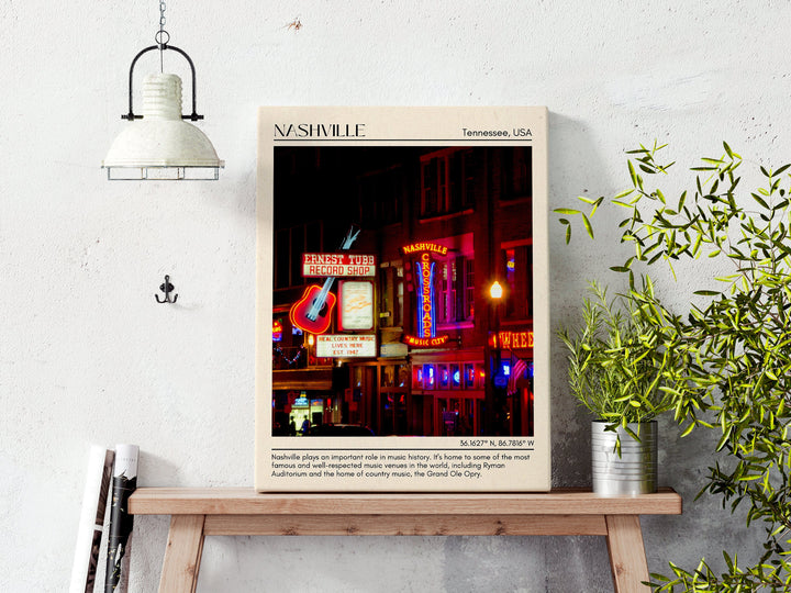 Nashville Wall Art, Tennessee, USA