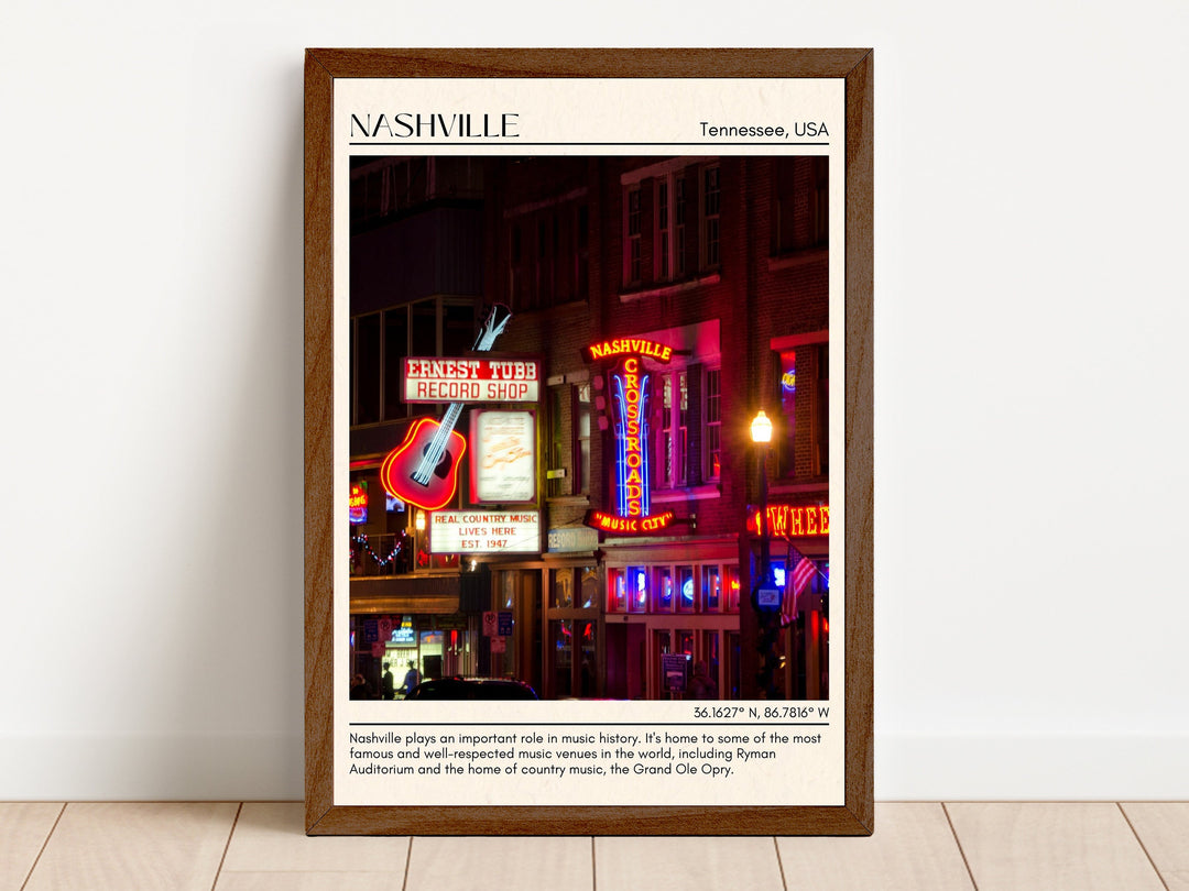 Nashville Wall Art, Tennessee, USA