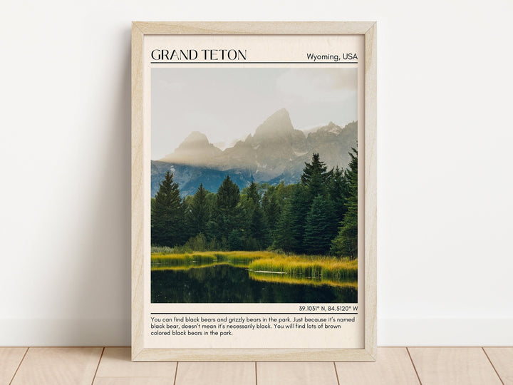 Grand Teton Wall Art, Wyoming, USA