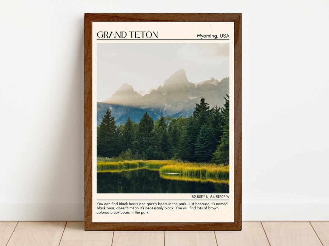 Grand Teton Wall Art, Wyoming, USA