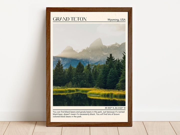 Grand Teton Wall Art, Wyoming, USA