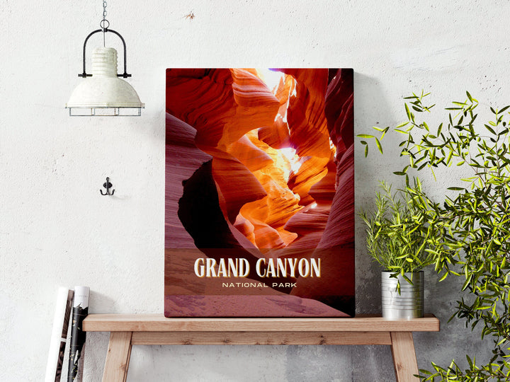 Grand Canyon National Park Retro Wall Art, Arizona, USA