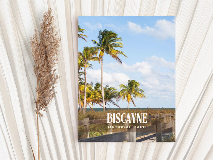 Biscayne National Park Retro Wall Art, Florida, USA