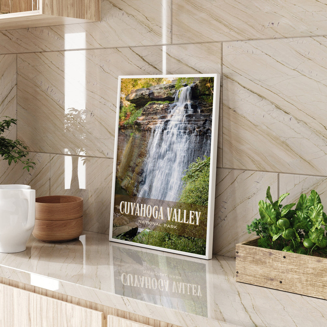 Cuyahoga Valley Retro Wall Art, Ohio, USA