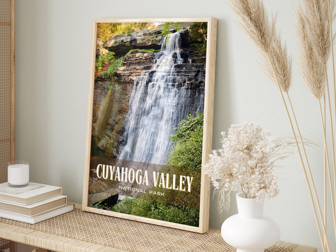 Cuyahoga Valley Retro Wall Art, Ohio, USA