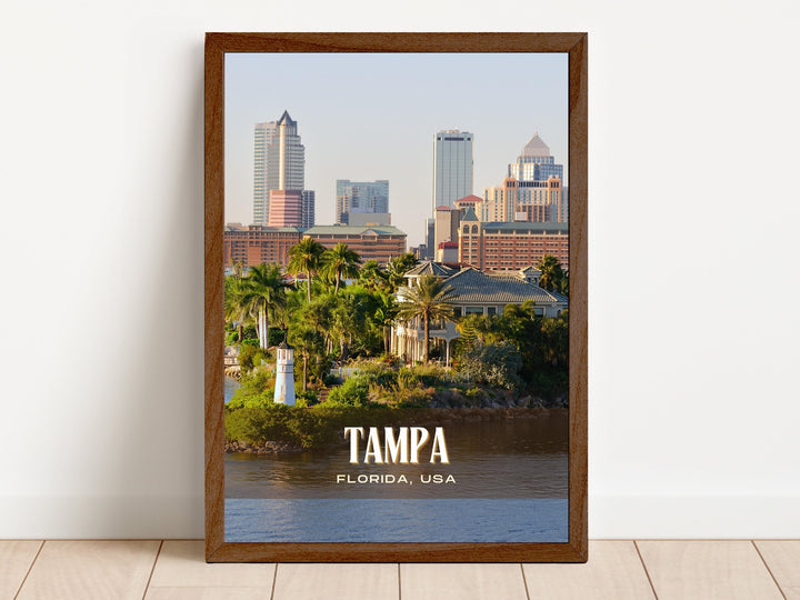 Tampa Retro Wall Art, Florida, USA