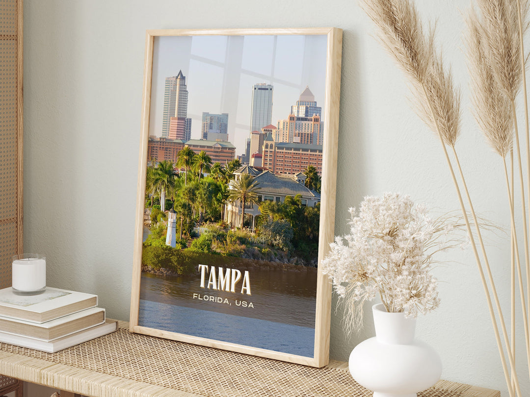 Tampa Retro Wall Art, Florida, USA