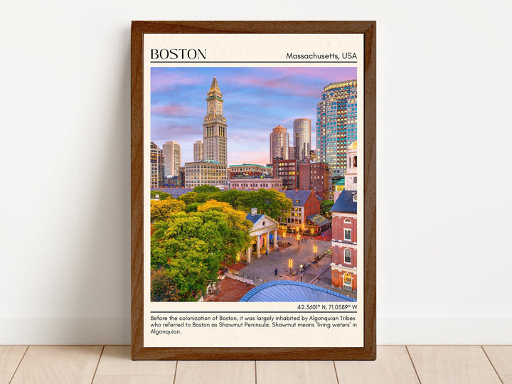 Boston Wall Art, Massachusetts, USA