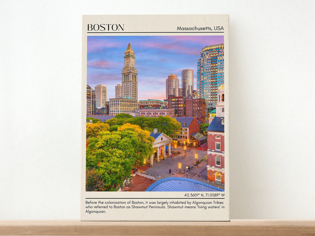 Boston Wall Art, Massachusetts, USA