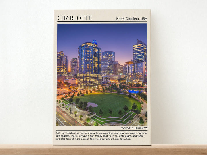 Charlotte Wall Art, North Carolina, USA