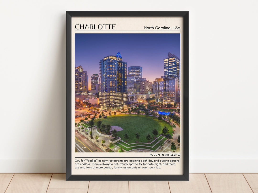 Charlotte Wall Art, North Carolina, USA