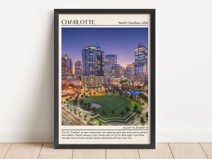 Charlotte Wall Art, North Carolina, USA