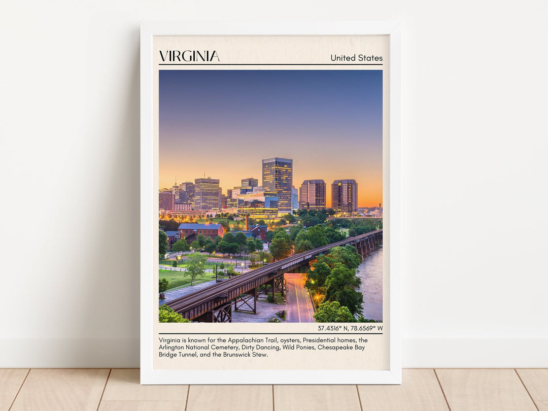 Virginia Wall Art, USA