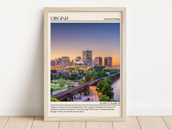 Virginia Wall Art, USA