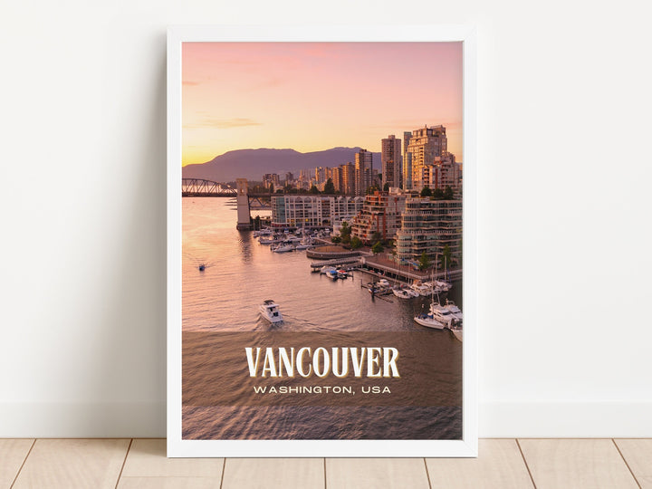 Vancouver Retro Wall Art, Washington, USA